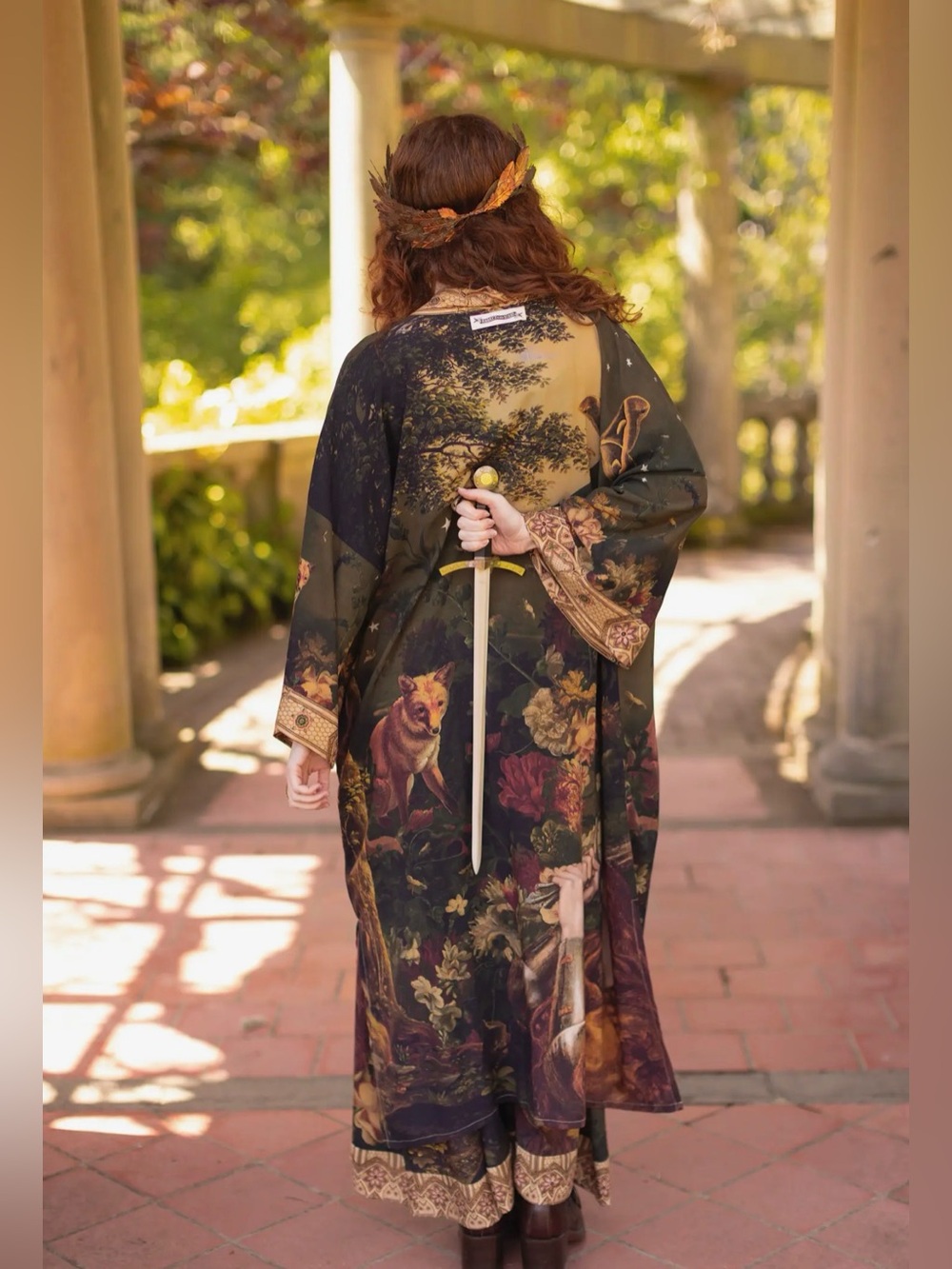 Market of Stars Messenger Opera Duster Joan of Arc NWT Gothic Boho - Picture 7 of 14